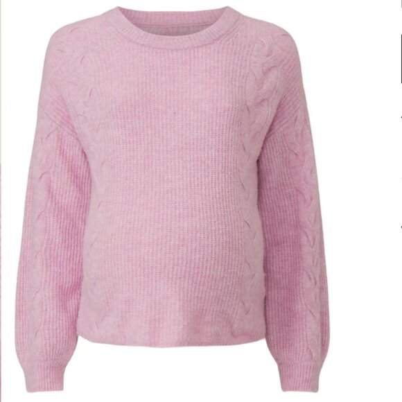 XS - SPLENDID - Lilac Wool Maternity Sweater Natalia Rent the Runway $168 msrp - Picture 3 of 10